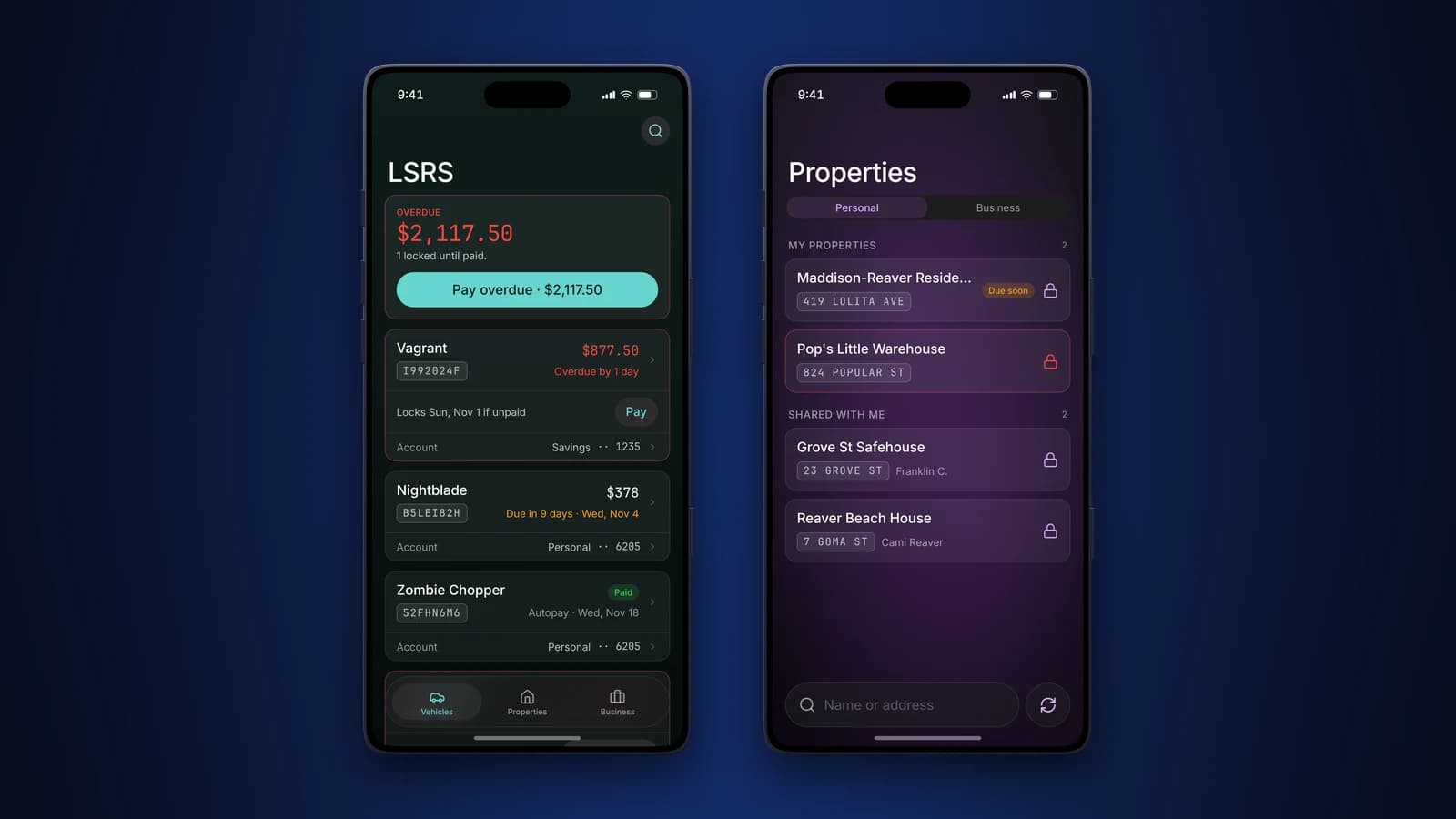 LSRS & Properties