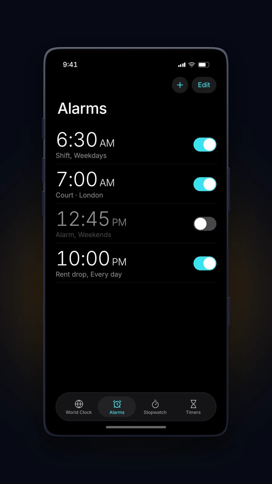 Alarms