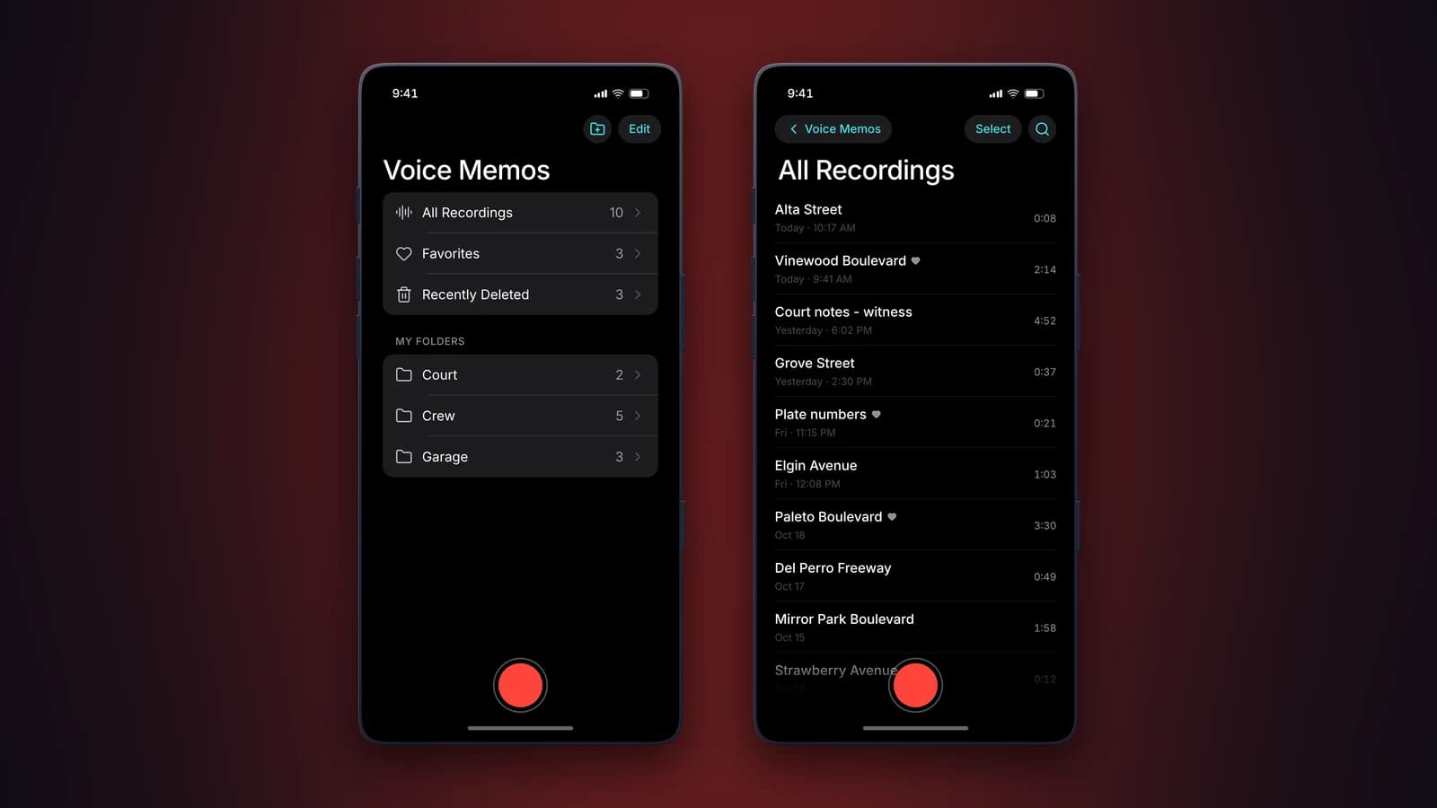 RECORD NOW, LISTEN LATER
